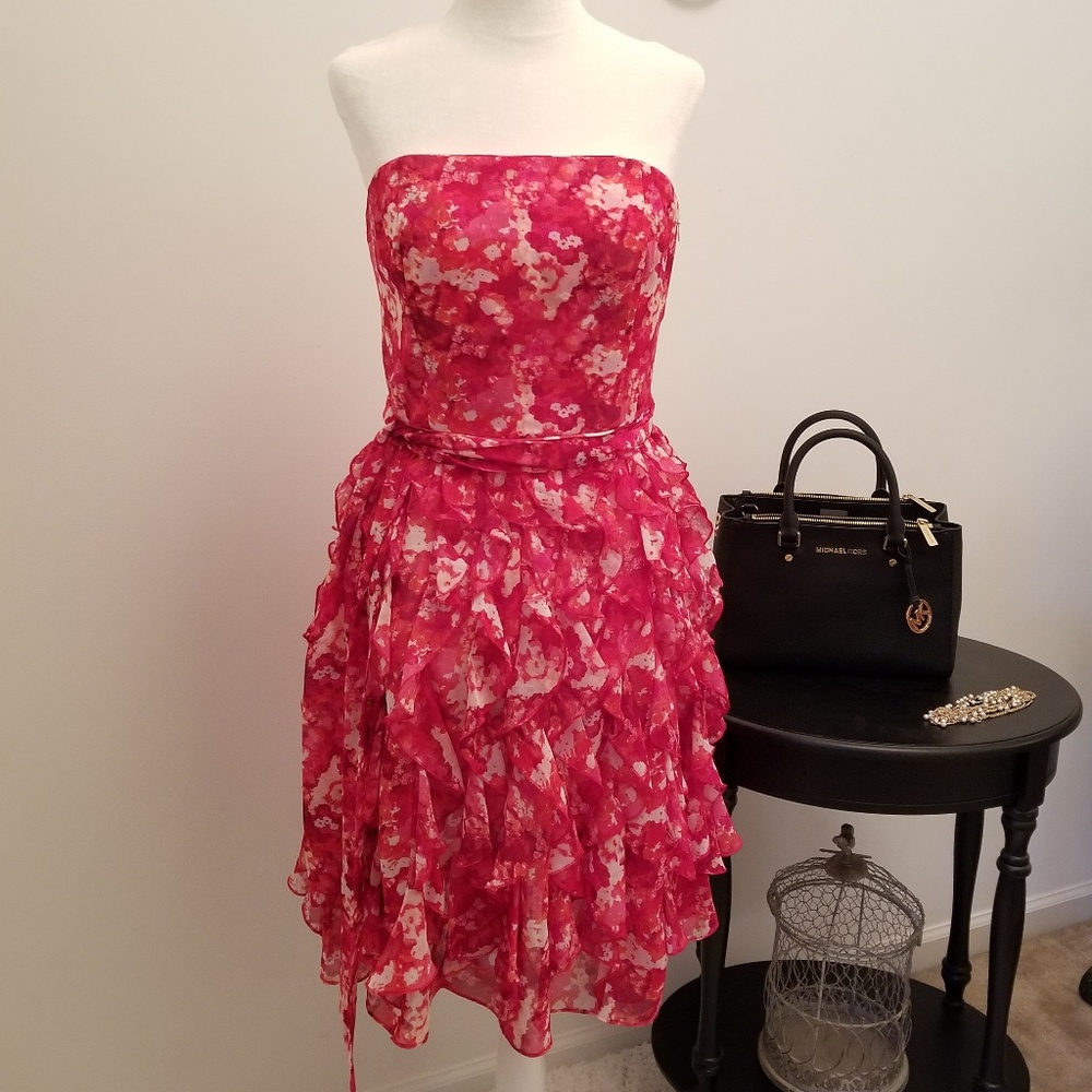 White House Black Market Strapless Dress